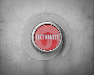 Retro Red Detonate Button
