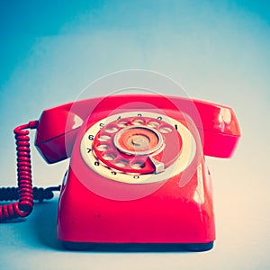 Retro Red Telephone