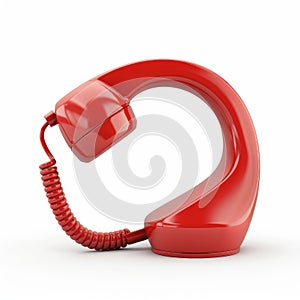 Red Retro Phone photo