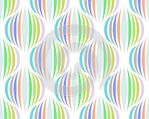 Retro repetetive wallpaper - Vintage vector pattern