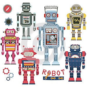 Retro Robot Set