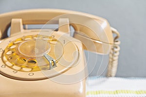 Retro rotary dial telephone