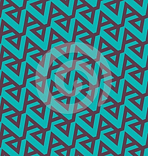 Retro Seamles Pattern from Triangles - Vector eps8