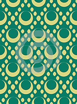 Retro seamless circles