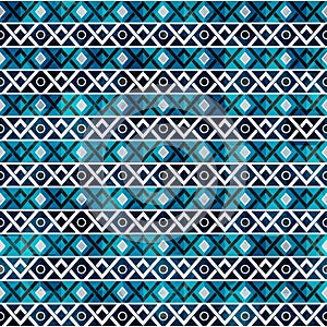 Retro seamless pattern with grunge effect