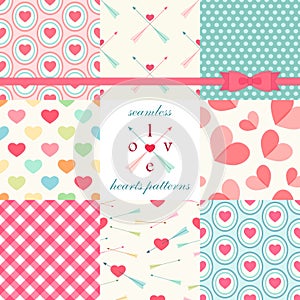 Retro seamless patterns 2