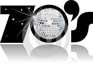 Retro Seventies Disco Ball/eps