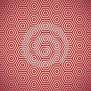 Retro seventies red pattern