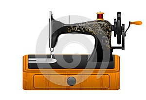 Retro sewing machine