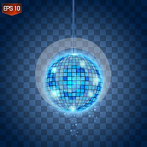 Retro silver disco ball vector, shining club symbol of having fun, dancing, dj mixing, nostalgic party, entertainment.