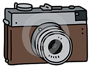 The retro simple photographic camera