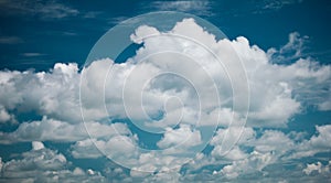 Retro sky and clouds background