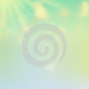 Retro sky and clouds. EPS 10