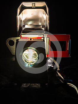 Retro slide projector