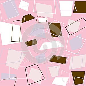 Retro squares in pink
