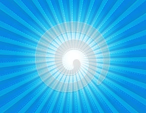 Retro star-burst background