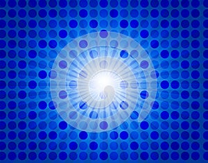 Retro star-burst background