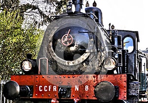 Retro steam locomotive 3