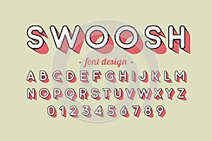 Retro style font