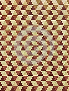 Retro style geometric wallpaper