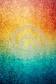 Retro color textured gradient background