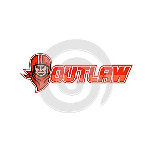 Motorcycle Biker Outlaw Retro