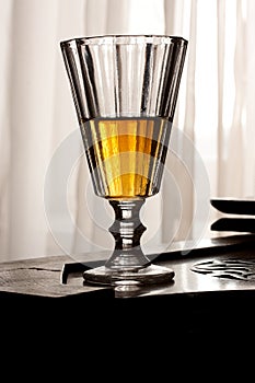Retro style liquor glass
