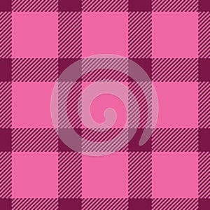 Valentine`s simple tartan burgundy pattern