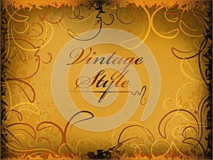 Retro styled background.