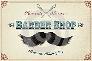 Stilisiert Barbier das Geschäft 