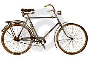 Retro styled image of a nineteenth century bicycle photo