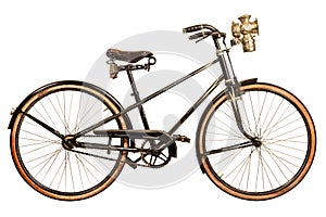 Retro styled image of a nineteenth century lady bicycle