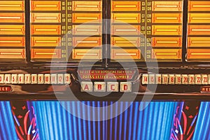 Retro styled image of an old jukebox