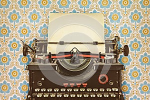 Retro styled image of an old typewriter