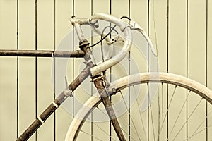 Retro styled image of a racing bicycle