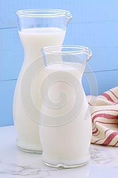 Retro styling milk