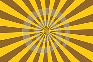 Retro Sunburst ray in vintage style. Abstract comic book background.