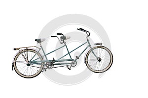 Retro tandem bicycle