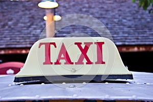 Retro Taxi cab