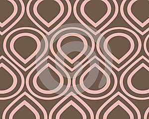 Retro teardrops collage