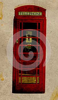 Retro Telephone Booth