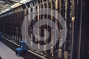 Retro telephone exchange