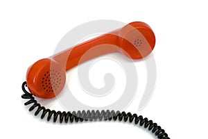 Retro telephone receiver photo