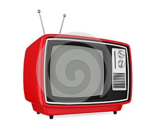 Retro Television Isolated