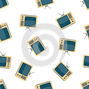 Retro television pattern