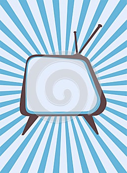 Retro television set