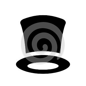 Retro tophat vector icon