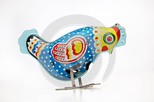 Retro toy chicken