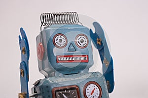 Retro toy robot