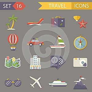 Retro Travel Rest Symbols Tourist Accessories